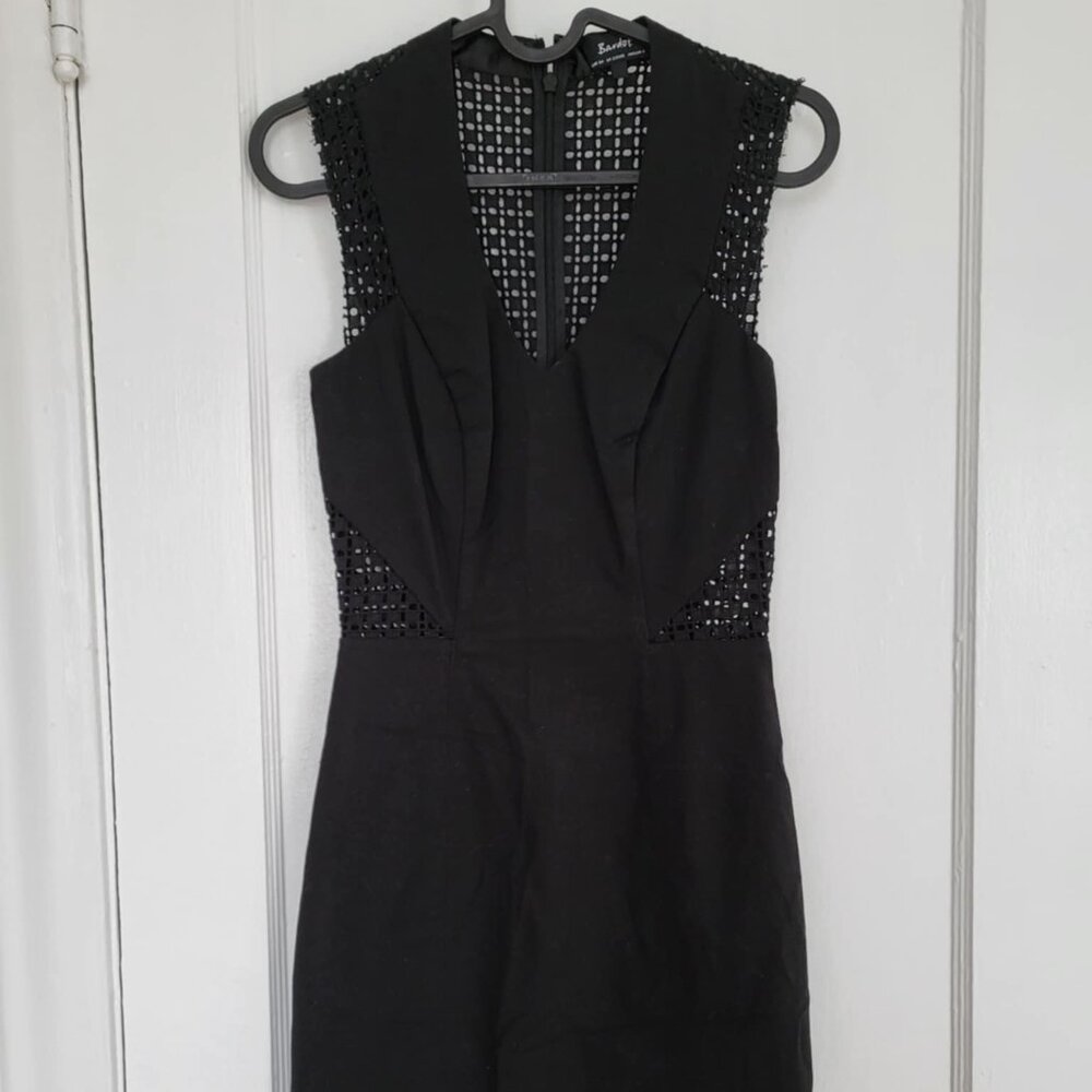 Bardot Black Bodycon Dress Size 2